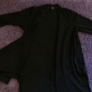 JM Collection, 3X, Deep Black, Light sweater